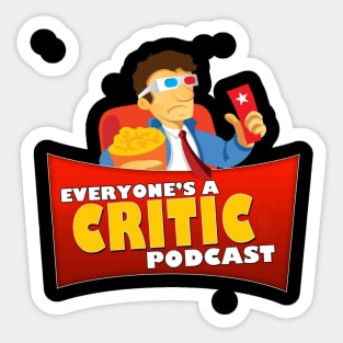 Everyone's A Critic Logo Sticker